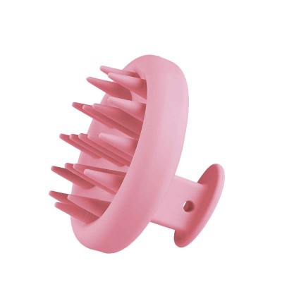 Lohas Update All Silicone Hair Washing Comb Scrubbers Body Cleaner Silicone Hair Scalp Massage Shampoo Brush No oil or paint