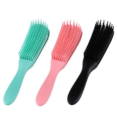 Original Detangler Brush Set Detangling Brush Comb for Defining Natural Curly Hair Detangle Wet or Dry Afro 3a to 4c Texture