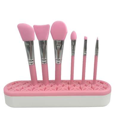 Wholesales cheap makeup brush stand cosmetic make up brush stand Chinese brush holder